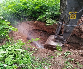 永川某纸业公司漏水